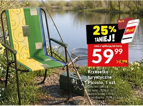 Krzesełko turystyczne Picolo promocja w Twój Market
