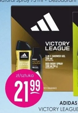 Komplet kosmetyków Adidas Victory League promocja w Drogerie Jasmin