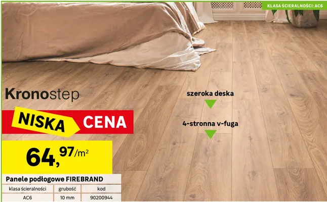 Panele podłogowe firebrand promocja w Leroy Merlin