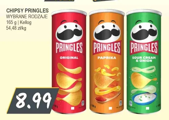 Chipsy Pringles Sour Cream & Onion promocja w Słoneczko