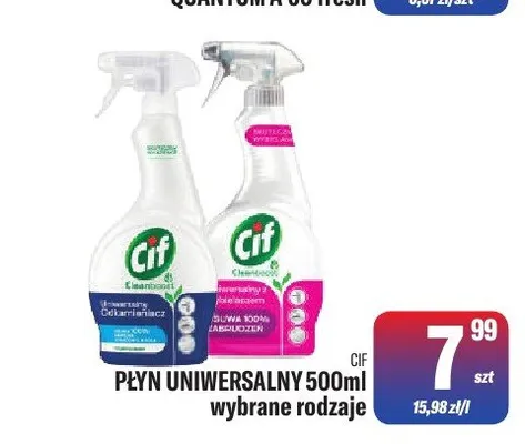 Płyn uniwersalny Cif promocja w Tomi Markt
