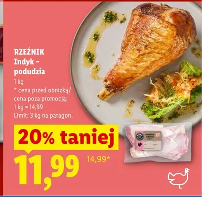 Indyk podudzia Rzeźnik promocja w Lidl