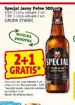 Piwo Specjal Jasny Pełne promocja w Prim Market