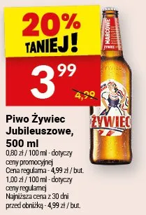 Piwo Żywiec Jubileuszowe promocja w Twój Market