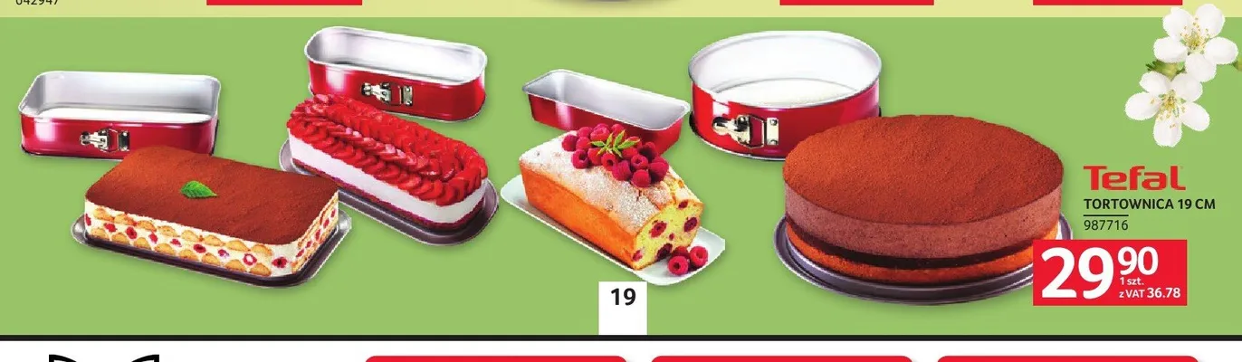 Tortownica Tefal 19cm promocja w Selgros