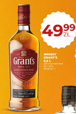 Whisky Grant's Triple Wood promocja w Duży Ben