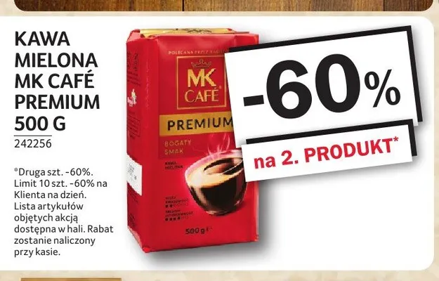 Kawa mielona MK Cafe Premium promocja w Selgros
