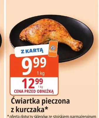 Ćwiartka pieczona z kurczaka promocja w Leclerc