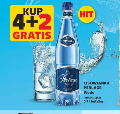 Woda musująca Cisowianka Perlage promocja w Kaufland