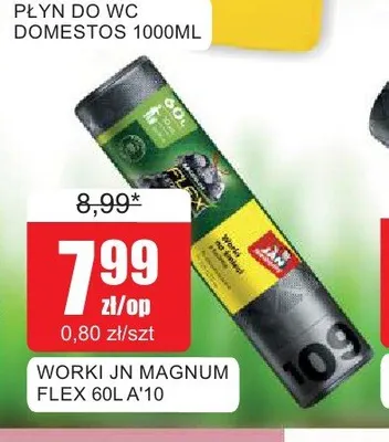 Worki na śmieci Jan Niezbędny Magnum Flex 60 l promocja w Bingo