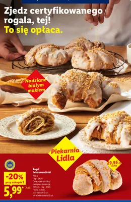 Rogal świętomarciński Piekarnia Lidla promocja w Lidl