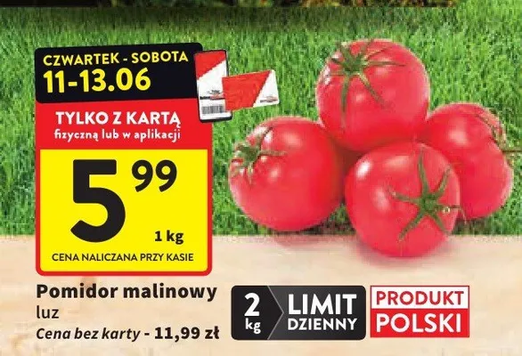 Pomidor malinowy luz promocja w Intermarche