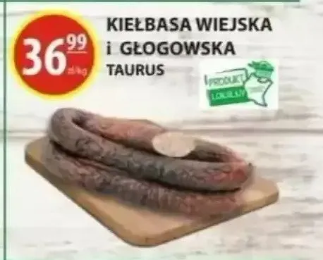 Kiełbasa wiejska i głogowska promocja w Zielony Koszyk