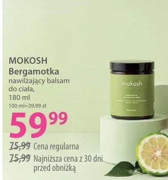 Balsam nawilżający do ciała Bergamotka promocja w Hebe
