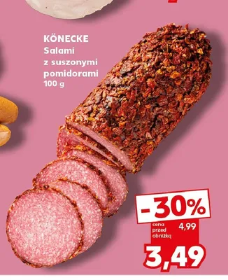 Salami z suszonymi pomidorami Könecke promocja w Kaufland