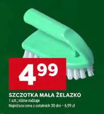Szczotka mała żelazko promocja w Stokrotka
