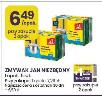 Zmywak Jan Niezbędny promocja w Stokrotka