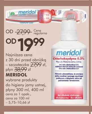 Produkty do higieny jamy ustnej Meridol promocja w Super-Pharm