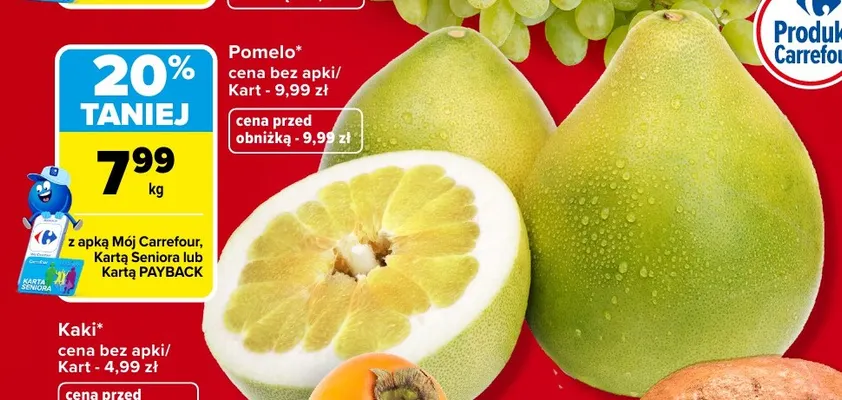 Pomelo Carrefour promocja w Carrefour