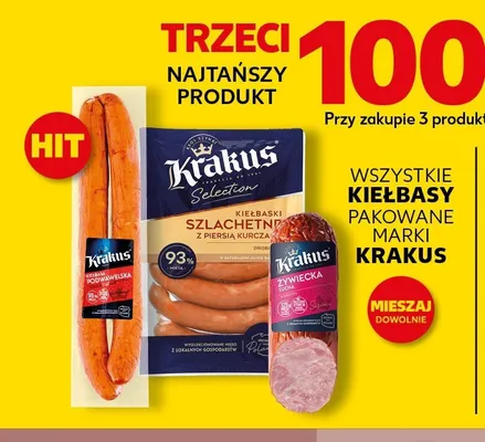 Kiełbasa Podwawelska Krakus promocja w Kaufland