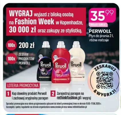 Płyn do prania Perwoll promocja w Drogerie Koliber