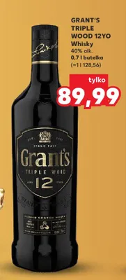 Whisky Triple Wood 12YO promocja w Kaufland