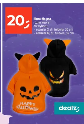 Bluza dla psa rozmiar M dł. tułowia 35 cm promocja w Dealz