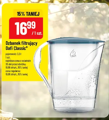 Dzbanek filtrujący Dafi Classic promocja w POLOmarket