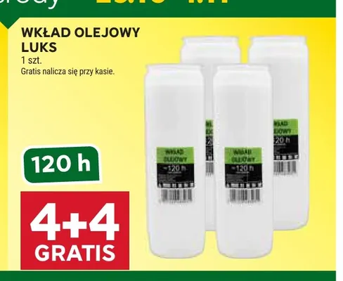Wkład olejowy Luks promocja w Stokrotka