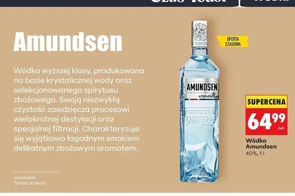 Wódka Amundsen promocja w Biedronka