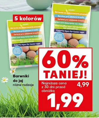 Barwniki do jaj, różne rodzaje promocja w Kaufland
