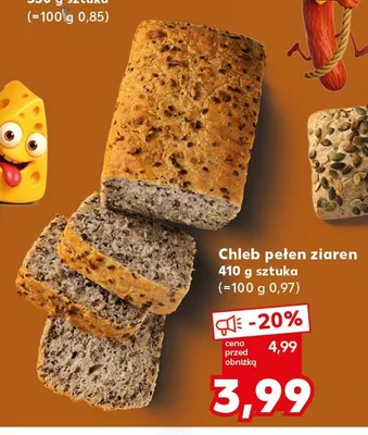 Chleb pełen ziaren promocja w Kaufland
