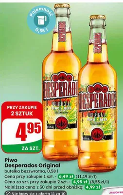 Piwo Original promocja w Dino