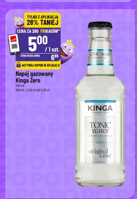 Napój gazowany Kinga Zero promocja w POLOmarket