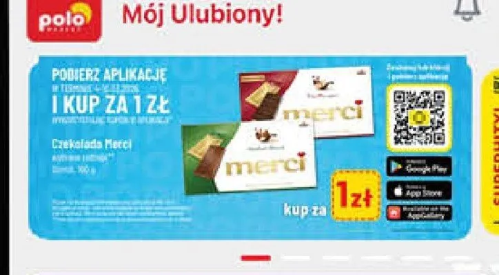 Czekolada Merci promocja w POLOmarket