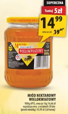 Miód nektarowy wielokwiatowy promocja w Arhelan