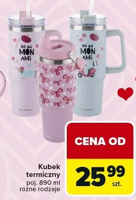 Kubek termiczny różne rodzaje promocja w Carrefour