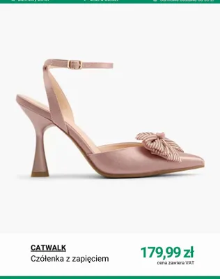 Czółenka z zapięciem CATWALK promocja w Deichmann