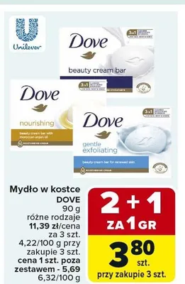 Mydło w kostce beauty cream bar promocja w Carrefour Market