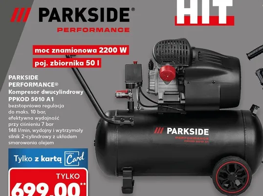 Kompresor dwucylindrowy PPKOD 5010 A1 promocja w Kaufland