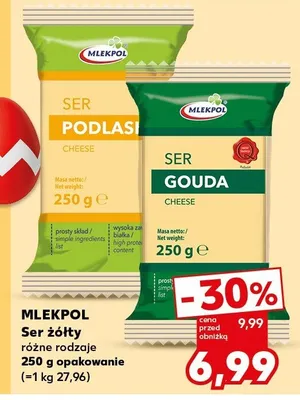 Ser żółty różne rodzaje promocja w Kaufland
