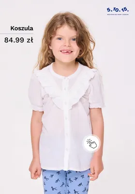 Koszula dziewczęca 5,10,15. promocja w BACK TO SCHOOL