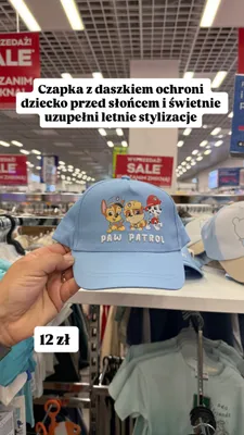 Czapka z daszkiem Paw Patrol promocja w Pepco