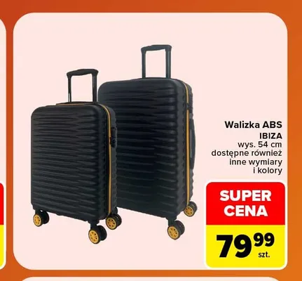 Walizka ABS Ibiza promocja w Carrefour