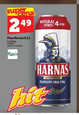Piwo Harnaś promocja w TOPAZ