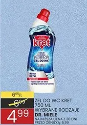 Żel do WC kret promocja w Wafelek