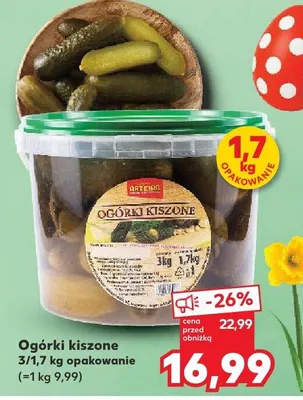 Ogórki kiszone promocja w Kaufland