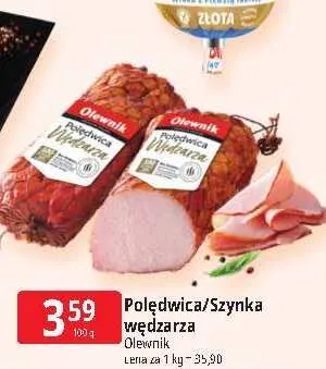 Polędwica wędzarza Olewnik promocja w Leclerc