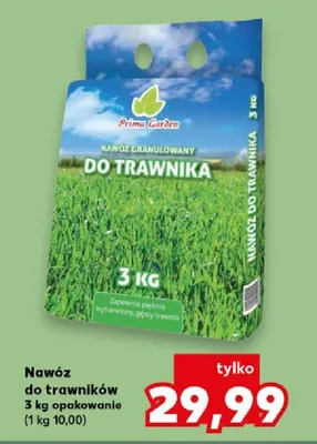 Nawóz granulowany do trawników Prima Garden promocja w Kaufland