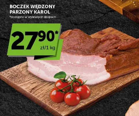 Boczek wędzony parzony Karol promocja w Groszek